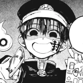 📎 Hanako Toilet-bound Hanako-kun SOY SAUCE WASABI Anime, Mangá, Hanako-kun, Hanako-kun, Japonês, Fantasma, Espírito, Sobrenatural whatsapp sticker