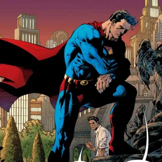 💎 Superman Superhero, Comic, DC, Man of Steel, Umhang, Metropolis telegram sticker