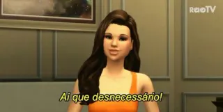 🔍 Ai que desnecessário! kreskówka, kobieta, kobieta, niepotrzebny telegram sticker