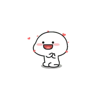 😀 lucu, bahagia, kawaii, salam telegram sticker
