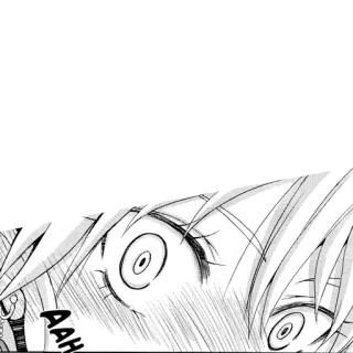 😳 AAH Manga, Anime, Cartoon, Choc, Surprise, Yeux whatsapp sticker