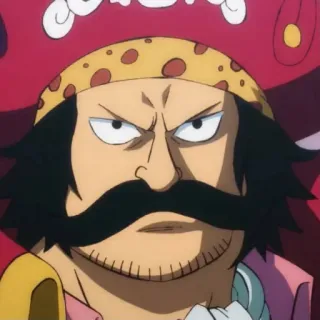 😠 Gol D. Roger One Piece Anime, One Piece, Gold Roger, Personnage, Pirate, Manga telegram sticker