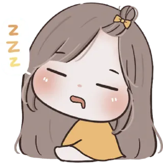 🩰 ZZZ sonolento, dormindo, fofo, desenho animado, zzz, cansado telegram sticker