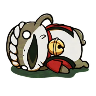 💀 漫画, 動物, ちび, ベル telegram sticker