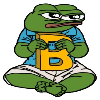Alphabet with Pepe :: @ppeeppe telegram stickers