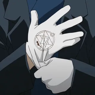 💙 Roy Mustang Fullmetal Alchemist Roy Mustang, Fullmetal Alchemist, Anime, Alchemy, Transmutation Circle, Flame Alchemist, Collage telegram sticker