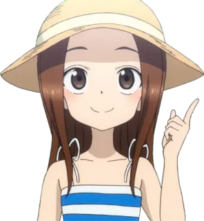 🙂 Takagi Teasing Master Takagi-san Anime, Lindo, Chica, Dibujos animados, Personaje, Takagi, Verano telegram sticker