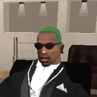 😎 CJ Grand Theft Auto: San Andreas CJ, Grand Theft Auto, San Andreas, Video game, Personagem whatsapp sticker