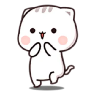 😃 cat, cute, kawaii, cartoon, sticker, animal telegram sticker