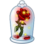 π Beauty and the Beast mawar, mawar ajaib, Beauty and the Beast, bunga telegram sticker