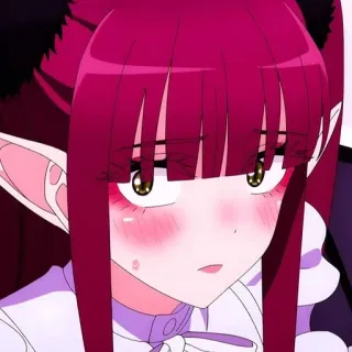 😕 Anime, Manga, Ragazza, Personaggio, Illustrazione telegram sticker
