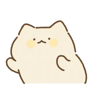 💬 cat, cute, animal, sticker, cartoon whatsapp sticker