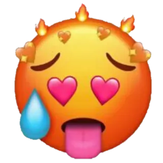 ✨ Emoji, Coeurs, Amour, Flamme, Expression, Visage telegram sticker