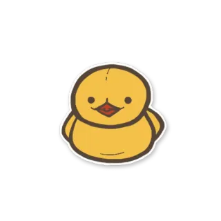 🐥 duck, yellow, cute, animal, cartoon, bird telegram sticker