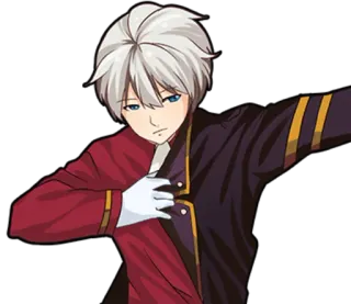 😕 Anime, Personagem, Dab, Gesto whatsapp sticker