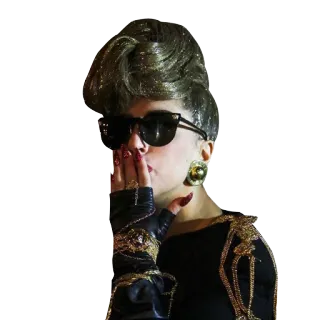 😘 mujer, persona, glamour, gafas de sol, estilo, moda telegram sticker