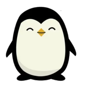 🐧 пингвин, животное, милый, мультфильм, птица telegram sticker