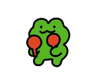 Pepe Cute Frog • @xxyuji telegram stickers