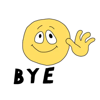👋 emoji, acenando, feliz, desenho animado whatsapp sticker