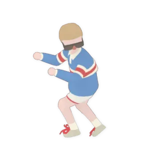 🕶 ランニング, スポーツ, 運動, 陸上競技 telegram sticker