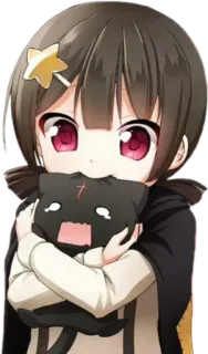 👀 Megumin Konosuba anime, girl, cute, konosuba, megumin, chibi telegram sticker