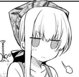 😤 Anime, Manga, Gadis, Lucu, Karakter, Ilustrasi telegram sticker