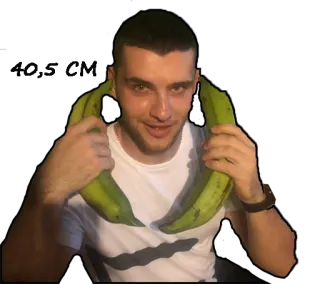 😁 hombre, plátano, retrato, humor, fruta, comida telegram sticker