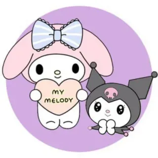 ❤ My Melody MY MELODY sanrio, lindo, kawaii, personaje, dibujos animados, anime telegram sticker