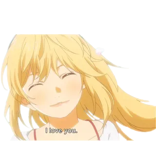 😘 I love you. Anime, Amore, Romance, Carino, Espressione, Femminile telegram sticker