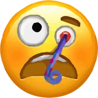 😣 Emoji, Party, Feier, Lustig, Cartoon whatsapp sticker