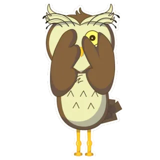 Совушка telegram stickers