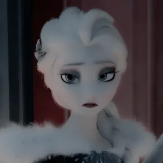 🌨 Elsa Frozen Elsa, Disney, La Reine des Neiges, dessin animé, animé, personnage telegram sticker