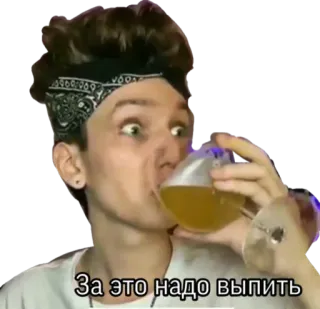 🍷 За это надо выпить bebendo, álcool, homem, celebração, festa telegram sticker