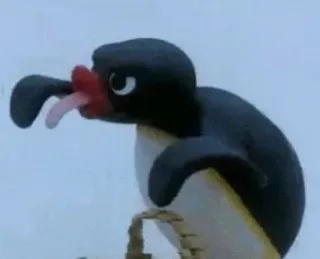 🤣 Pingu pinguino, cartone animato, animazione in plastilina, Pingu whatsapp sticker