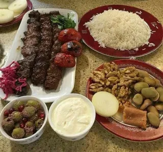 😋 food, kabob, rice, persian, iranian, cuisine, lunch, dinner telegram sticker