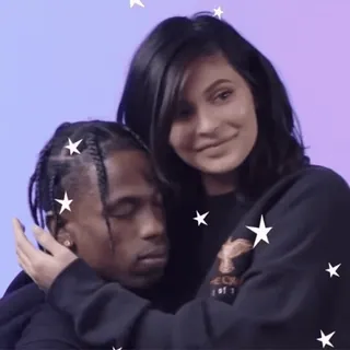 🖤 couple, love, celebrity, hug, together whatsapp sticker