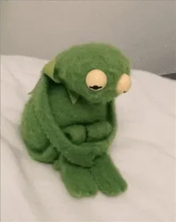😭 Kermit the Frog The Muppets whatsapp sticker