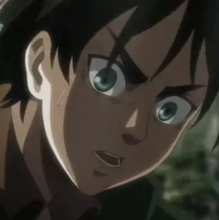 🦜 Eren Yeager Attack on Titan Anime, Personage, Eren, Yeager, Attack on Titan, Manga telegram sticker