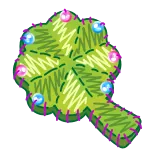 ๐ shamrock, clover, st patricks day, pincushion, fabric, sewing, needlework, green whatsapp sticker