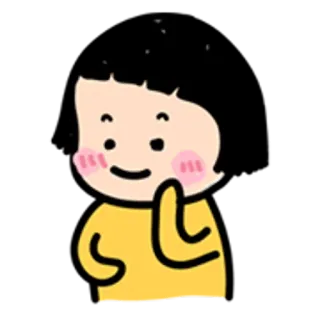 👧 telegram sticker