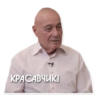 👍 КРАСАВЧИК! pria, potret, rusia, tampan, stiker, orang whatsapp sticker