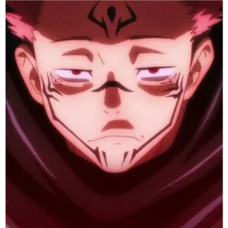 🙂 Ryomen Sukuna Jujutsu Kaisen anime, manga, ryomen sukuna, jujutsu kaisen, cursed spirit telegram sticker