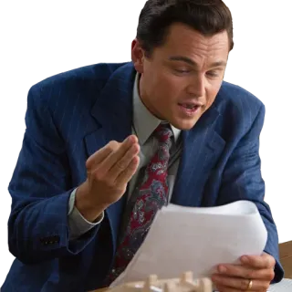 🤨 Leonardo DiCaprio актёр, жест рукой, итальянский жест, мужчина, знаменитость, фильм telegram sticker