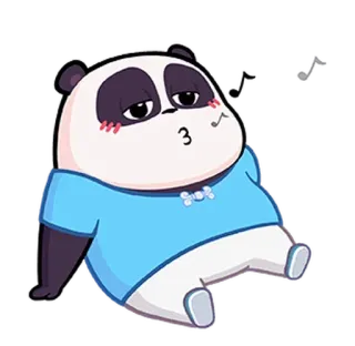 🐼 Panda, Mono, Kawaii, Pegatina whatsapp sticker