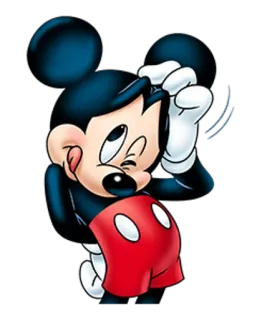 😅 Mickey Mouse cartone animato, topo, Disney, Mickey telegram sticker