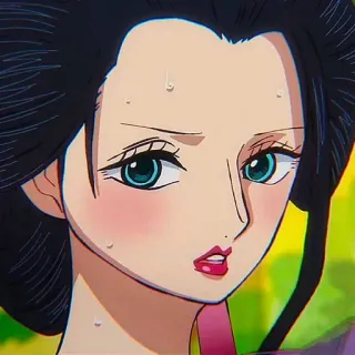 📚 Nico Robin One Piece nico robin, one piece, anime, manga, straw hat pirates whatsapp sticker