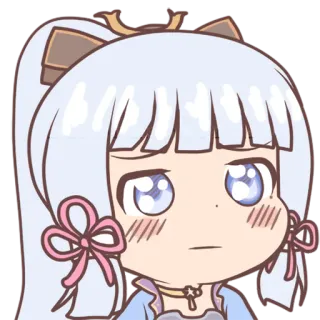 🥺 Ayaka Genshin Impact Ayaka, Genshin Impact, anime, videojuego, lindo, pegatina telegram sticker