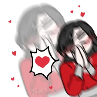 🥺 By Doraku
@Doraku2110 liefde, hart, schattig, blozend, meisje, cartoon telegram sticker