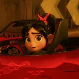 🥨 Vanellope von Schweetz Wreck-It Ralph vanellope, Detona Ralph, Disney, desenho animado, personagem, filme whatsapp sticker