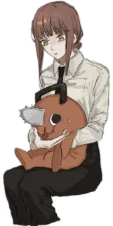 Makima CSWby@lieheartbreaker :: @fStikBot whatsapp stickers